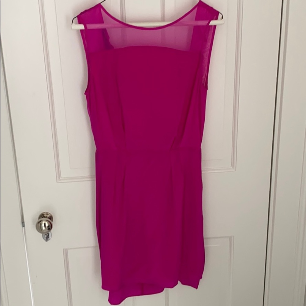 Hot pink dress